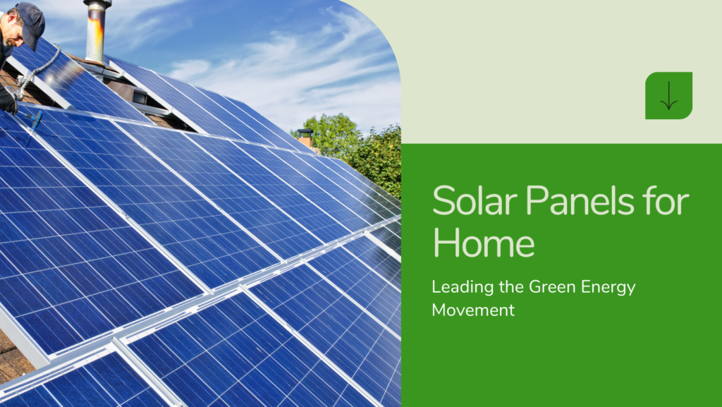Solar Panels for Home fitted by an expert